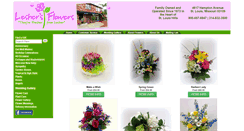 Desktop Screenshot of leshersflowers.com